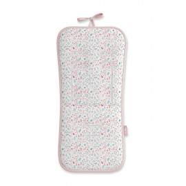 Colchoneta reversible "Flores"