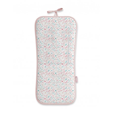 Colchoneta reversible "Flores"