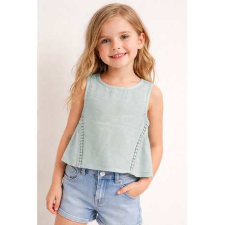 Niña	 Blusa niña lino Zippy