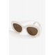 Gafas de sol ovaladas blanco Vilanova