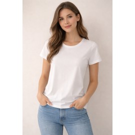 Mujer	 Camiseta manga corta básica para mujer