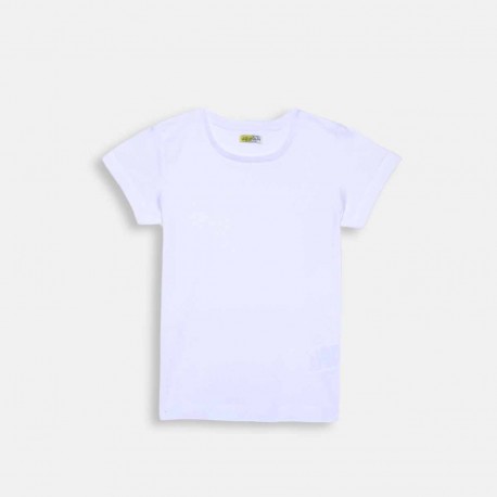 Niña	 Camiseta niña manga corta básica Losan