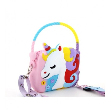Bolso silicona niña Unicornio
