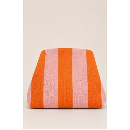 Mujer	 Bolso punto mano rayas mujer