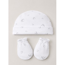 Pack natal gorro+manoplas "Osito" Calamaro