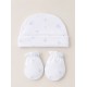 Pack natal gorro+manoplas "Osito" Calamaro