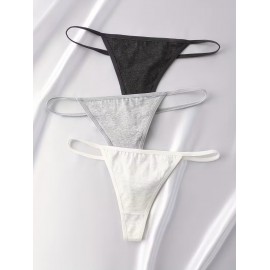 Tanga mujer tiras algodón