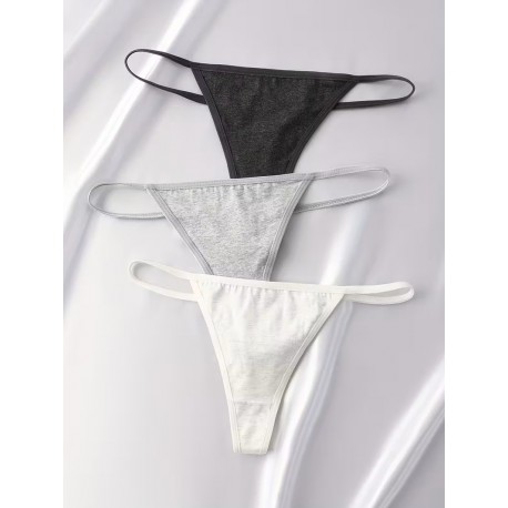 Tanga mujer tiras algodón