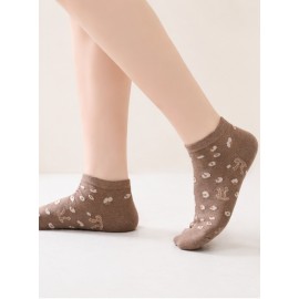 Pack 3 calcetines mujer estampados tobilleros