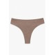 Tanga mujer liso algodón