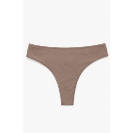Tanga mujer liso algodón