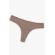 Tanga mujer liso algodón