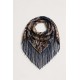 Bandana estampada flecos Vilanova