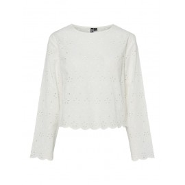 Blusa perforada Pieces