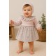 Vestidos, Petos y Monos	 Vestido combinado+capota bebé Babidu