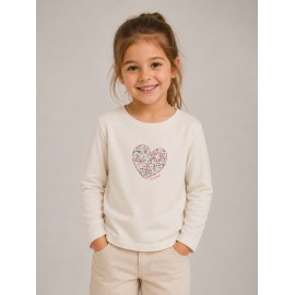 Camisetas y Polos	 Camiseta niña "Corazón" Name It