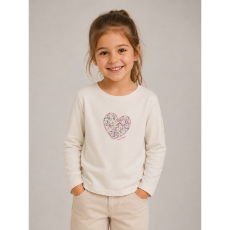 Camisetas y Polos	 Camiseta niña "Corazón" Name It