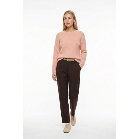 Pantalones, Vaqueros y Leggins	 Pantalón mujer pinzas+cinturón Tiffosi