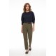 Pantalones, Vaqueros y Leggins	 Pantalón mujer pinzas+cinturón Tiffosi