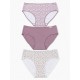 Pack 3 bragas mujer estapadas
