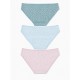 Pack tres bragas mujer estampadas