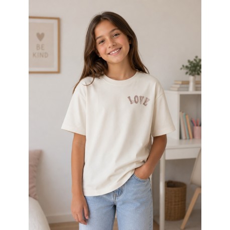 Camisetas y Polos	 Camiseta "Love" niña Name It