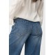 Pantalones, Vaqueros y Leggins	 Tejano ancho mujer Tiffosi