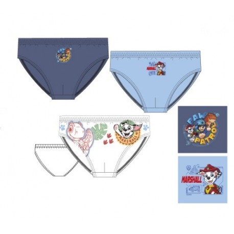 Pack 3 slips niño Patrulla Canina