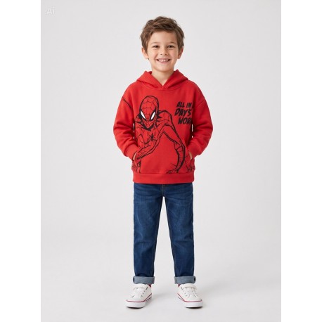 Jerséis y Sudaderas	 Sudadera Spiderman niño capucha