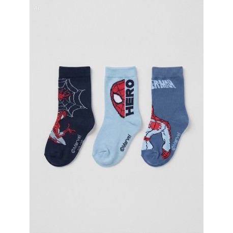 Pack 3 calcetines Spiderman niño