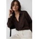 Blusas y Camisas	 Blusa satinada mujer Tiffosi