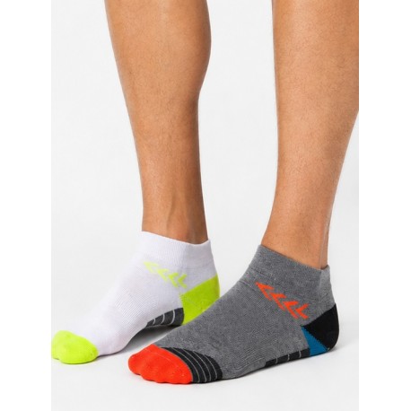 Calcetines	 Pack 3 calcetines tobilleros hombre fluor