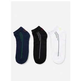 Calcetines	 Pack 3 calcetines tobilleros hombre rayas