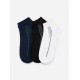 Calcetines	 Pack 3 calcetines tobilleros hombre rayas