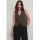 Abrigos y Chaquetas	 Chaleco mujer botones Tiffosi