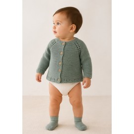 Abrigos y Chaquetas	 Chaqueta larga calada Del Sur bebé