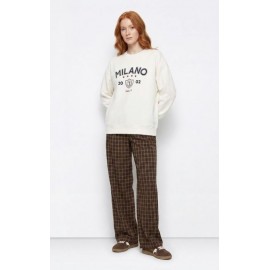 Pantalones, Vaqueros y Leggins	 Pantalón mujer cuadros Tiffosi