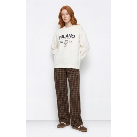 Pantalones, Vaqueros y Leggins	 Pantalón mujer cuadros Tiffosi