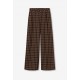 Pantalones, Vaqueros y Leggins	 Pantalón mujer cuadros Tiffosi