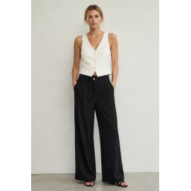 Pantalones, Vaqueros y Leggins	 Pantalón pinzas mujer Tiffosi