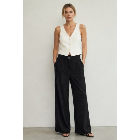 Pantalones, Vaqueros y Leggins	 Pantalón pinzas mujer Tiffosi