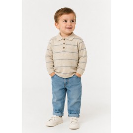 Jerséis y Sudaderas	 Jersey polo rayas niño Mayoral