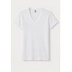 Camiseta interior cuello pico hombre