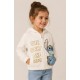 Jerséis y Sudaderas	 Sudadera Stitch niña capucha
