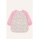 Babero mangas Flores Interbaby bebé
