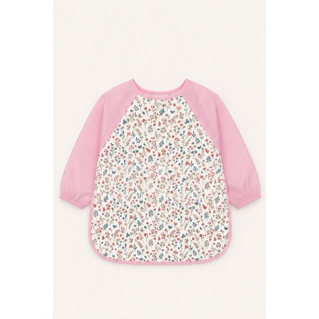 Babero mangas Flores Interbaby bebé