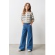 Pantalones, Vaqueros y Leggins	 Tejano Wide leg niña Zippy