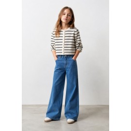 Pantalones, Vaqueros y Leggins	 Tejano Wide leg niña Zippy