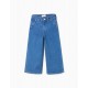 Pantalones, Vaqueros y Leggins	 Tejano Wide leg niña Zippy