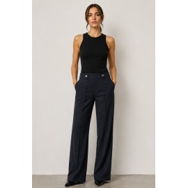 Pantalones, Vaqueros y Leggins	 Pantalón mujer botones Tiffosi